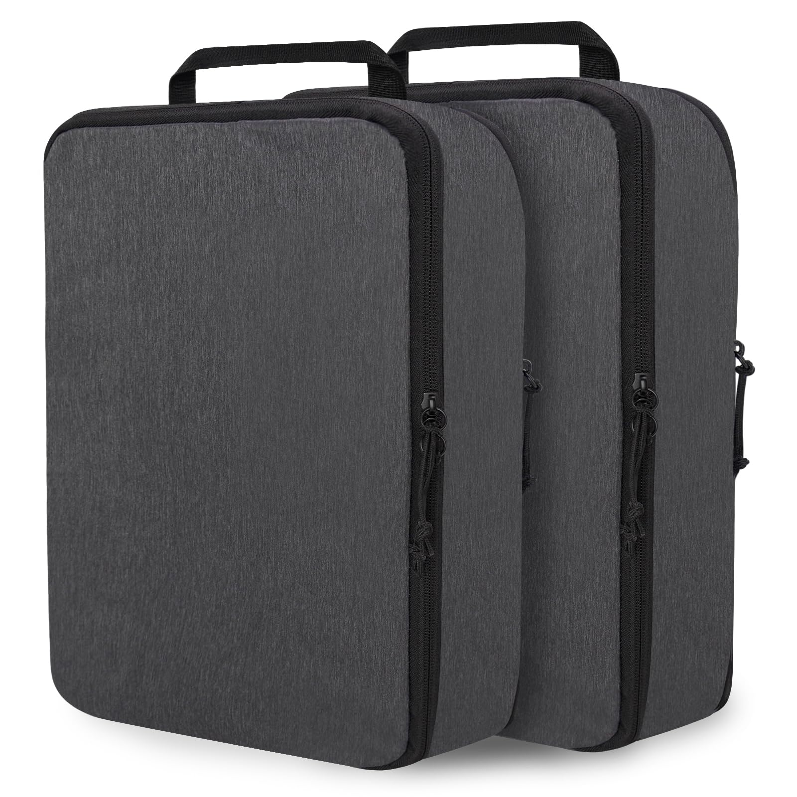 2 Set Extra Large Compression Packing Cubes for Travel Black HRS07