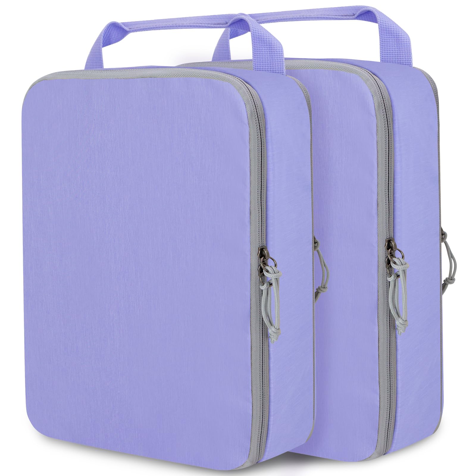 2 Set Extra Large Compression Packing Cubes for Travel Purple HRS07