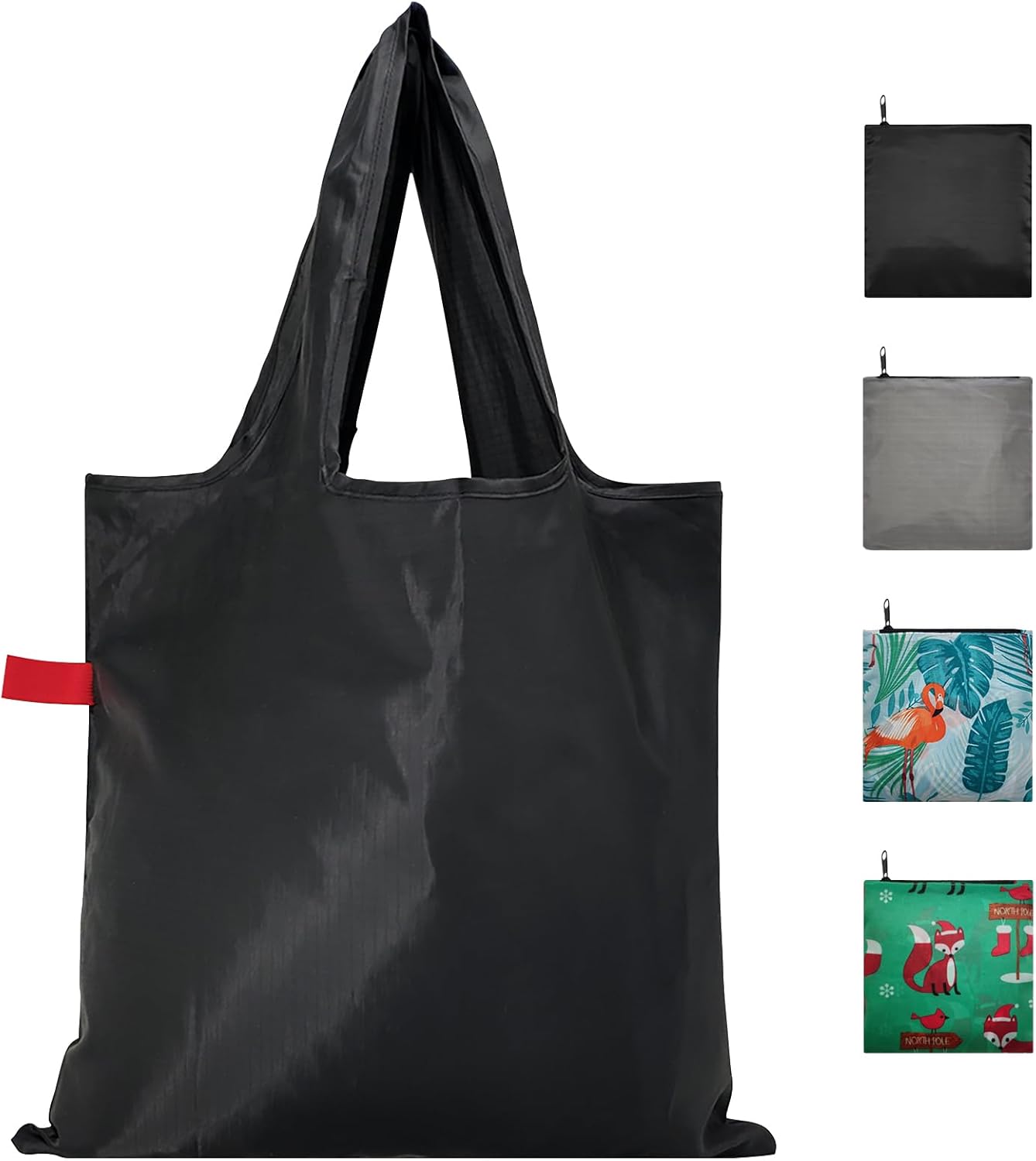 5 Pack Tote Bags Bulk Nylon Bags
