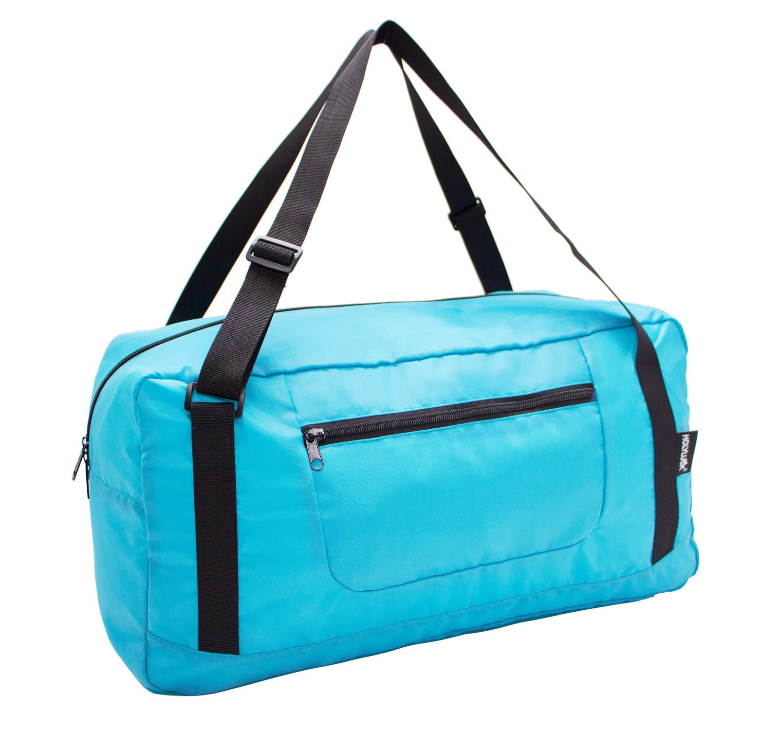 Foldable Travel Duffel Bag For Women & Men Luggage Great for Gym - sky blue HLC008