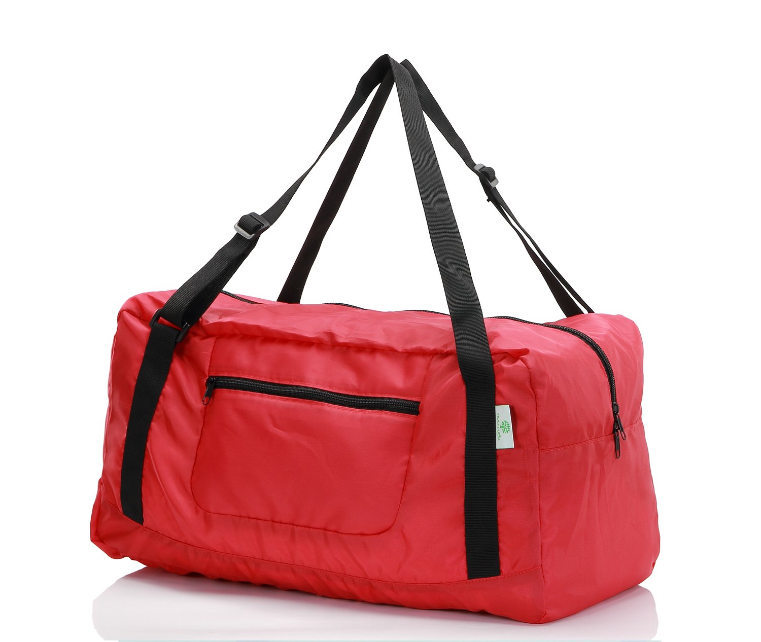 Foldable Travel Duffel Bag For Women & Men Luggage Great for Gym (Red) HLC008