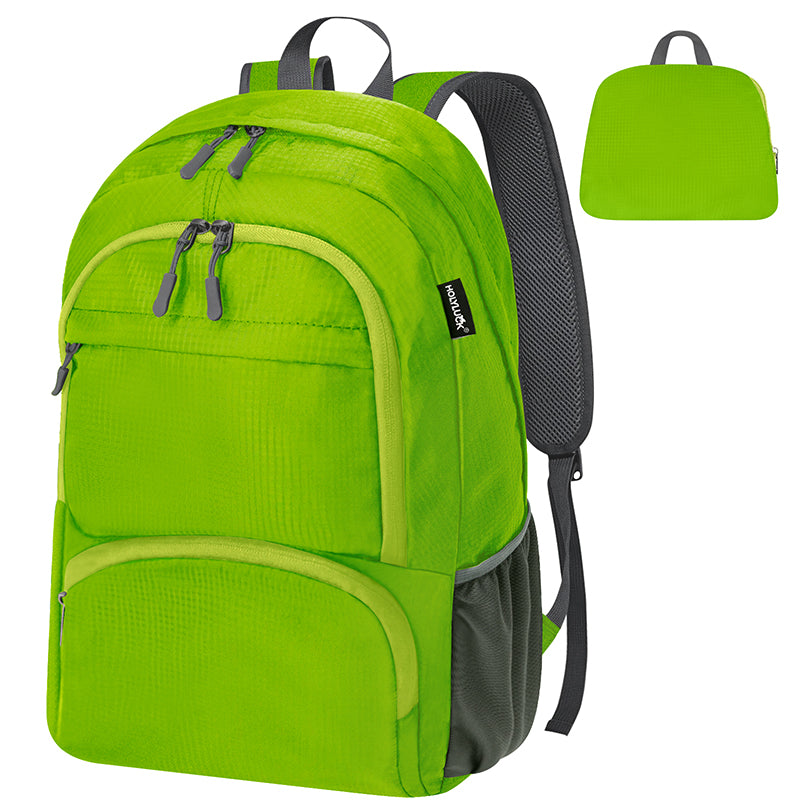 20L lightweight packable Hiking Daypack Foldable Backpack HLC410 Green