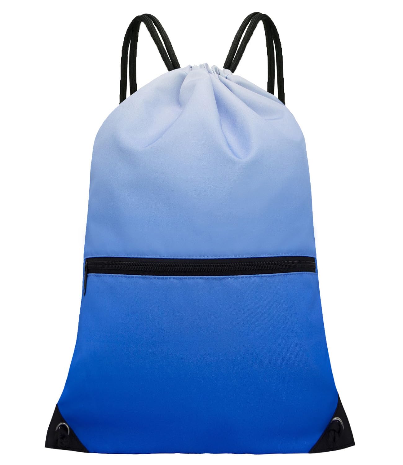 HOLYLUCK Drawstring Backpack Bag Sport Gym Sackpack Gradient Blue HLC001