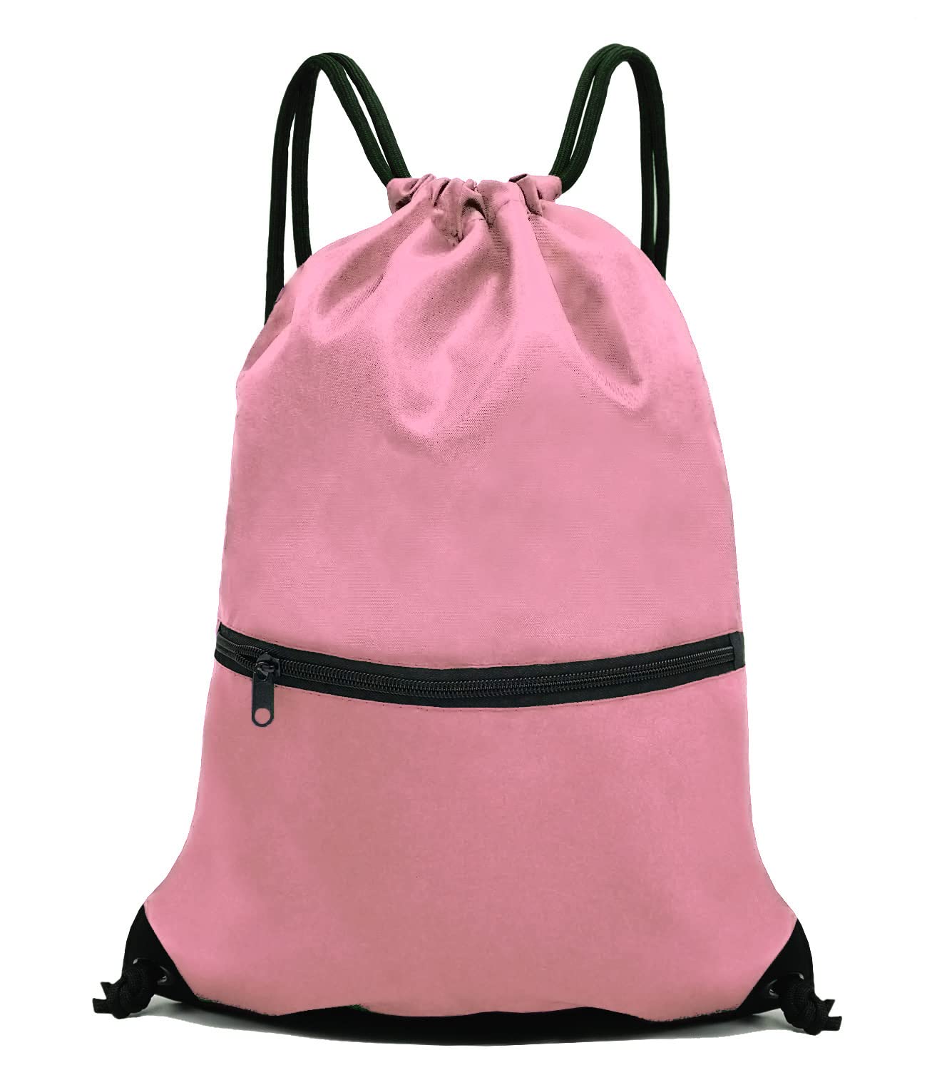 HOLYLUCK Drawstring Backpack Bag Sport Gym Sackpack Pink HLC001