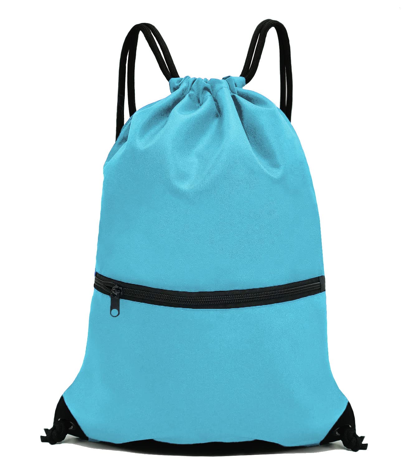 HOLYLUCK Drawstring Backpack Bag Sport Gym Sackpack Sky Blue HLC001