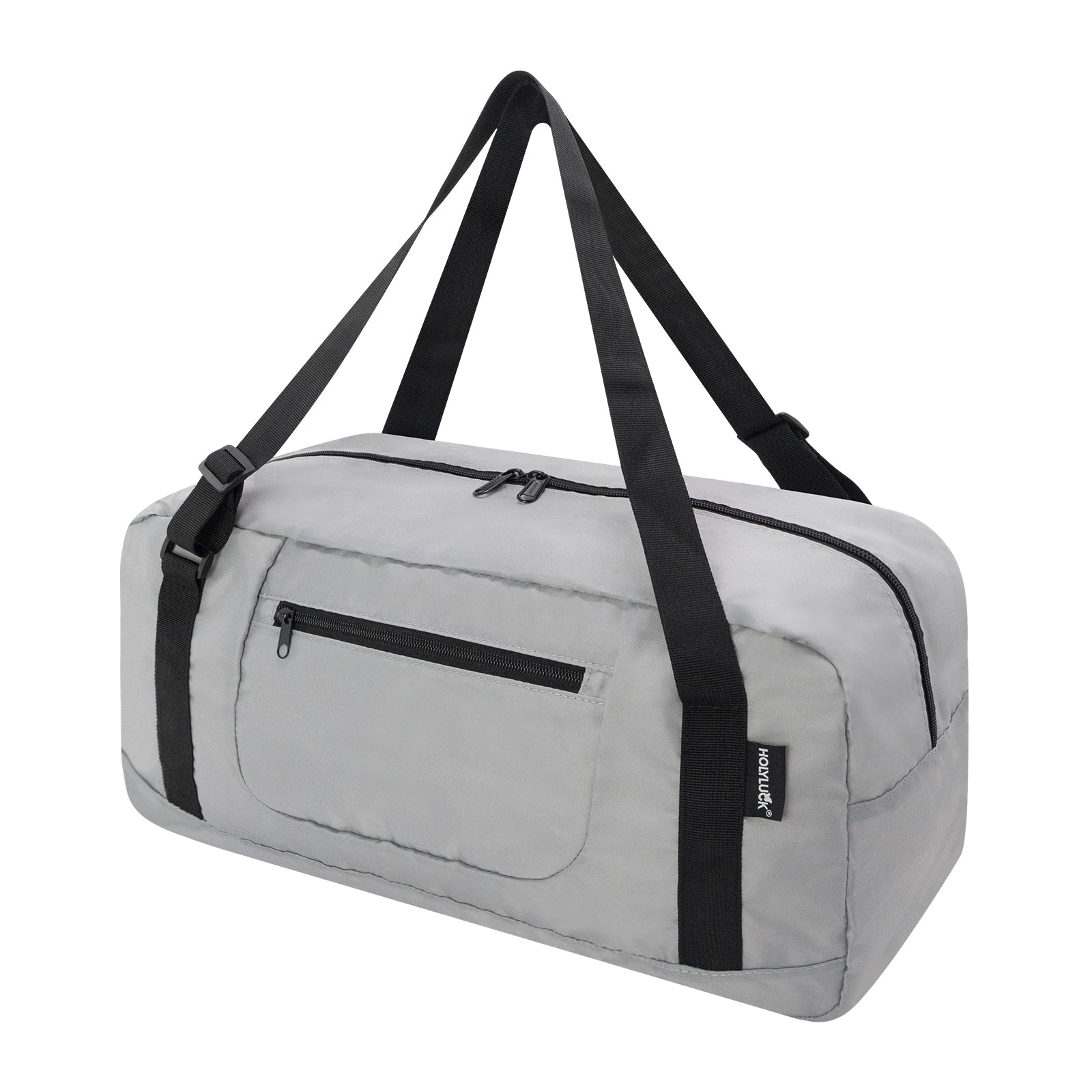 HOLYLUCK Foldable Travel Duffel Bag For Women & Men Luggage - Light grey HLC008