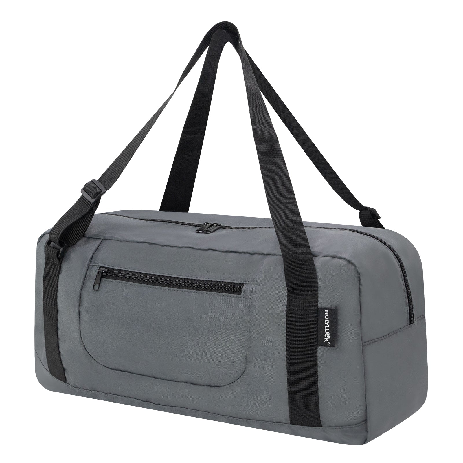 HOLYLUCK Foldable Travel Duffel Bag For Women & Men Luggage -Dark grey HLC008