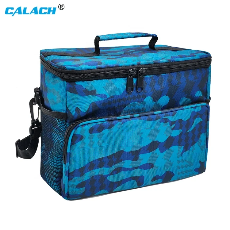 12 Cans Custom Insulated Adult Lunch Bag Leak Proof for Hot Cold Temperature Durable Water-Resistant Cooler Bags With Pockets