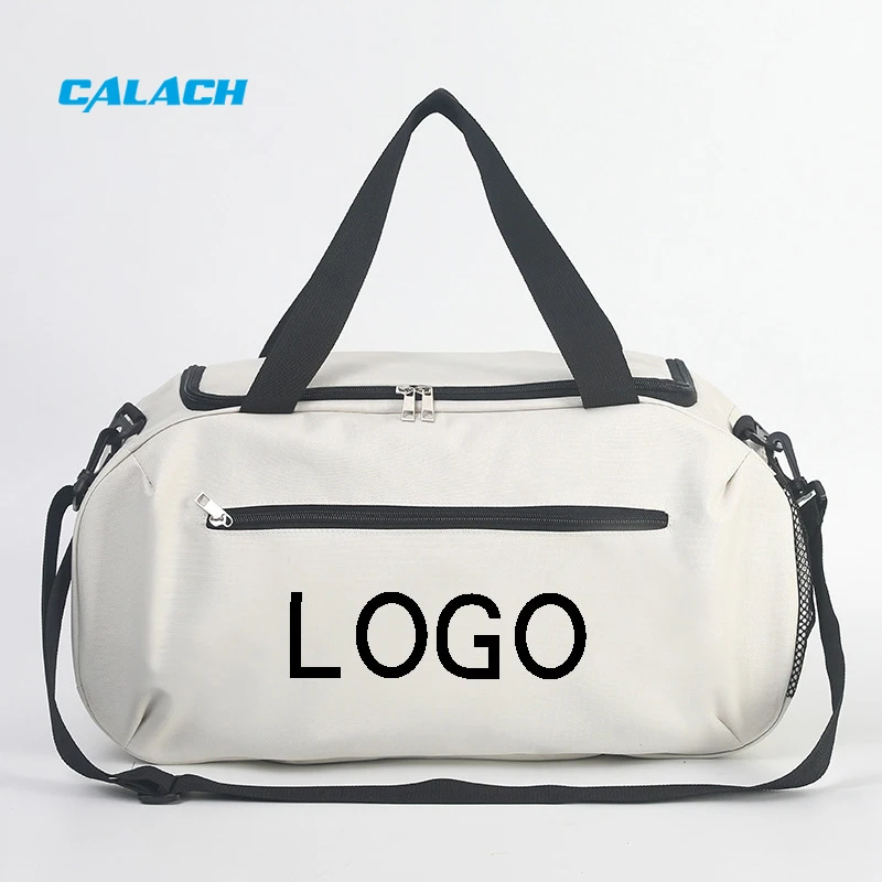 2025 Wholesale Custom Print Fashion Duffle Bag Trending Designer Waterproof Portable Polyester Gym Sport Travel Duffle Bag