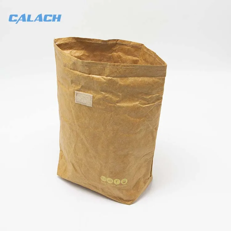 Bsci Factory Ecofriendly Thermal Brown Insulated Tyvek Paper Lunch Cooling Cooler Bag