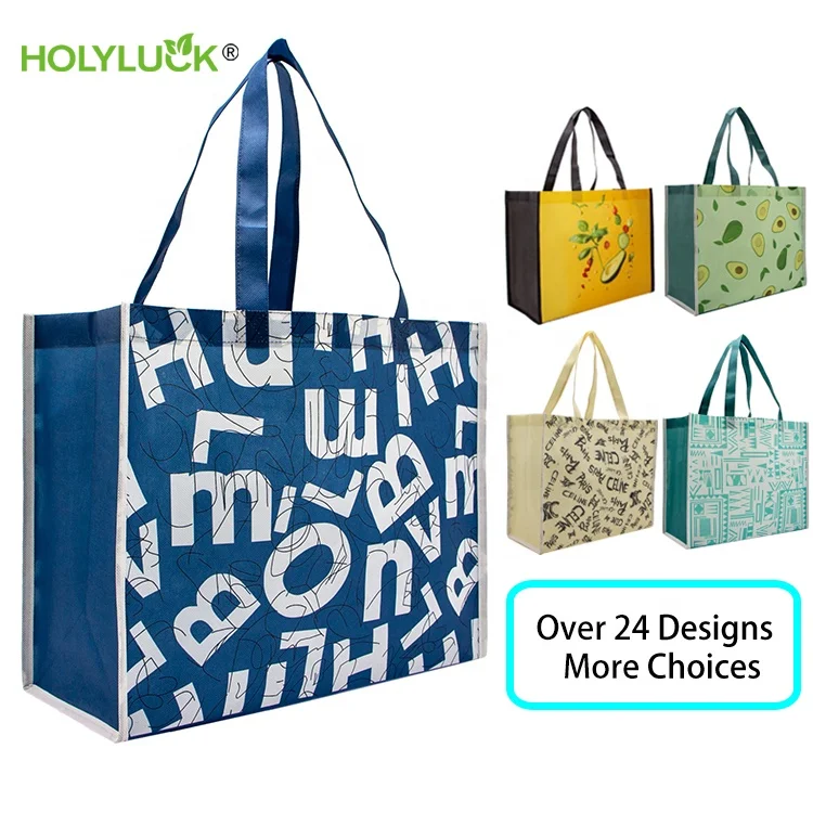 Carrefour Reusable PP Nonwoven Shopping Bag Custom Gift Bag for Boutique Retail Stores Merchandise Made With Recycled Plastic
