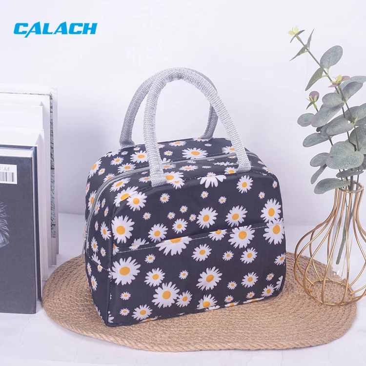 Cartoon Unicorn Collapsible Lunch Bag Thermal Insulated Kids Beach School Cooler Bags for Picnic Travel