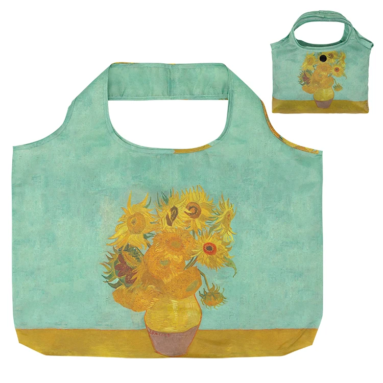 Recyclable Design Supermarket Storage Foldable Shopping Bag