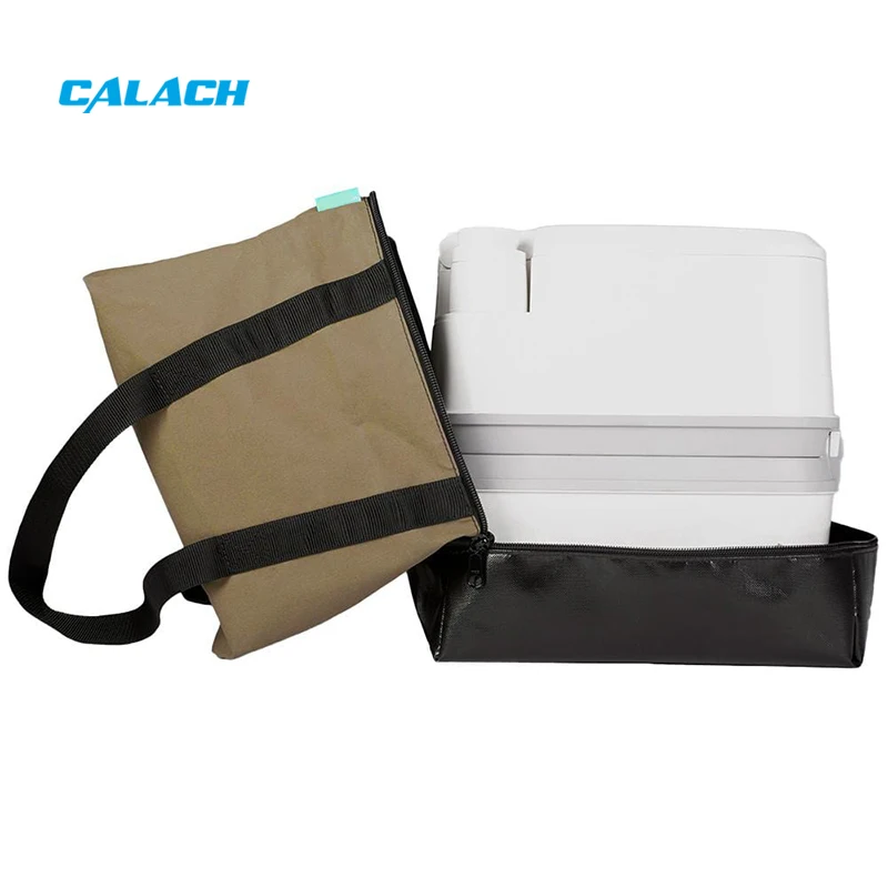 Custom 4wd Outdoor Heavy Duty Portable Tarpaulin Camping Canvas Mobile Toilet Carrying Bags