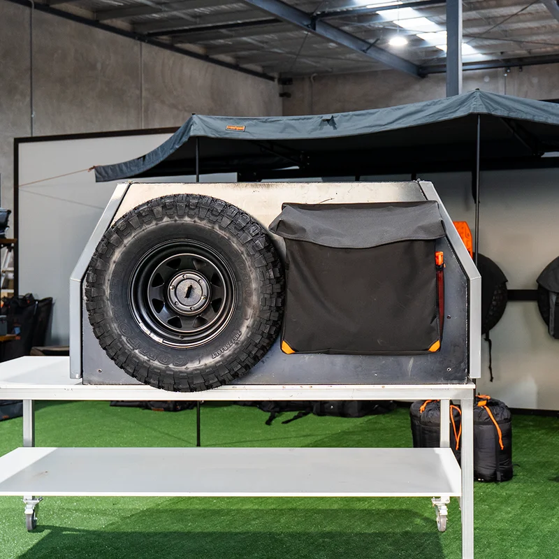 Custom 4x4 Off-road Waterproof Large Capacity Tire Trash Bag Outdoor Camping Storage Rear Spare Wheel Bag