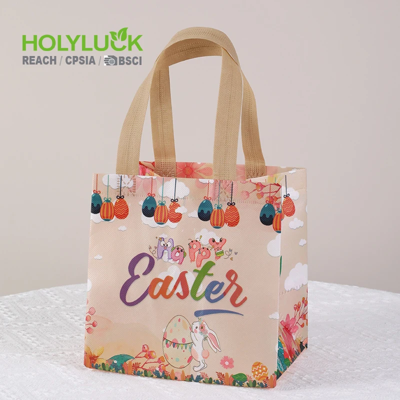 Custom Design Eco Friendly Recycled Promotional Non Woven Grocery Shopping Nonwoven Bag for Wedding Birthday Party