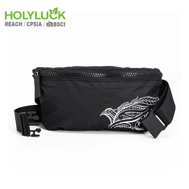 Custom Fanny Pack Men Women Slim Sport Outdoor Waterproof Travel Tyvek Hip Pack Waist Bag