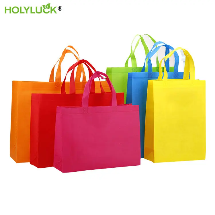 Custom Full Color Reusable Non Woven Pp Laminated Recycled Nonwoven Eco Shopping Bag