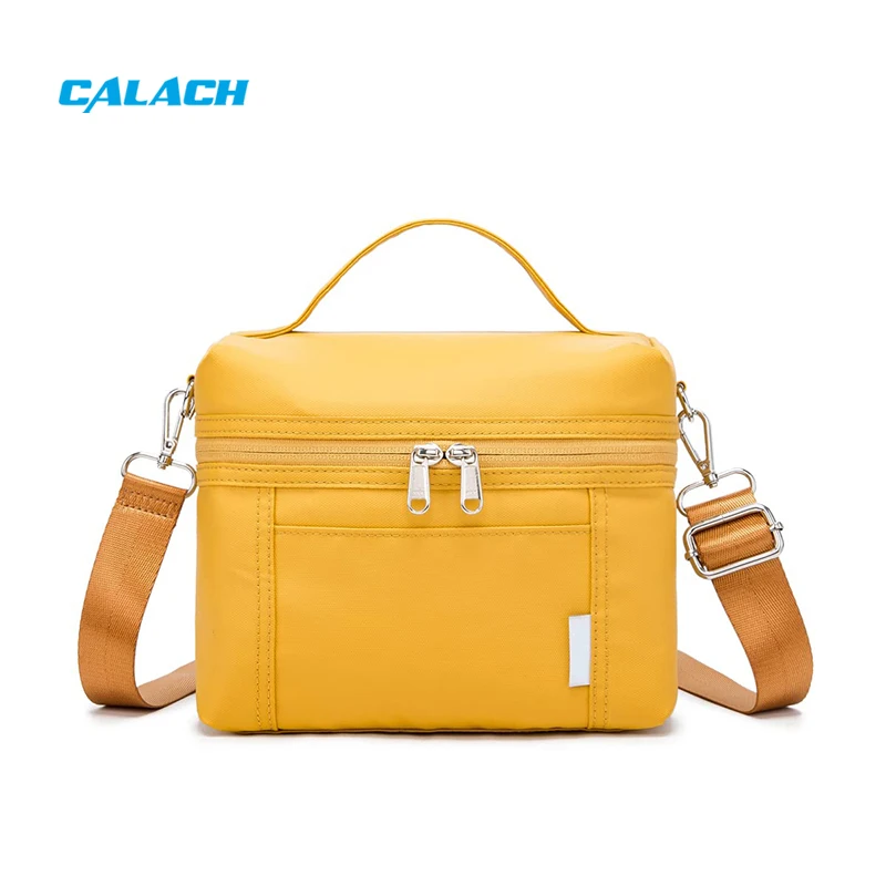 Custom Logo Insulated Tote Bag Thermal Women Work Office Lunch Bag Food Wine Insulated Reusable Ice Cooler Bags