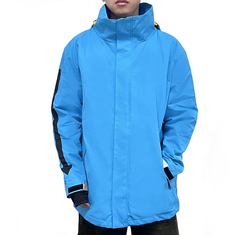 Custom logo Rider Courier Staff Workwear Delivery Uniform Waterproof Cycling Food Delivery Rain Jacket Uniform