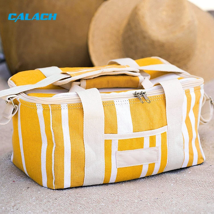 Custom logo Travel Insulated Ice Cooler Bag Waterproof Outdoor Summer Picnic Beach Lunch Bag with Portable Soft Shoulder Cooler