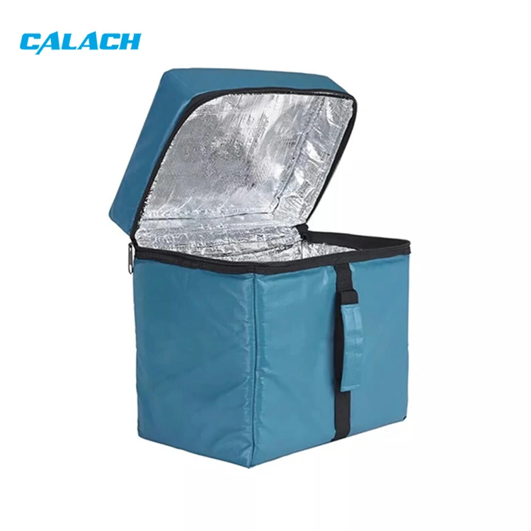 Custom logo Waterproof Thermal Delivery Pizza Lunch Cooler Bag Food Delivery Insulated Carry Cooler Bag