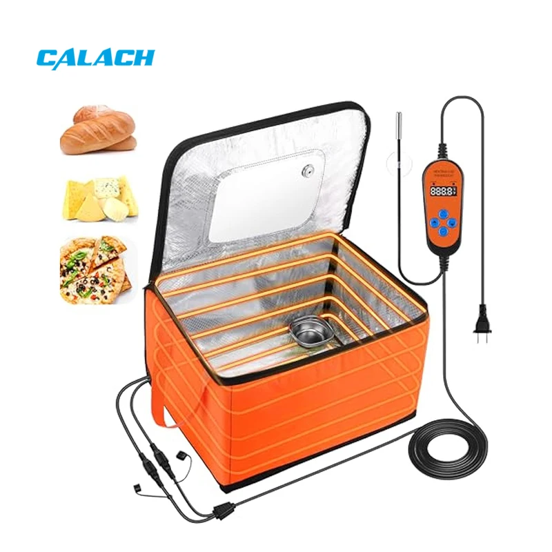 Dough Proofer Box Fold Dough Fermentation Box F Temperature Control Timer Setting Sourdough Bread Making Kitchen Tools