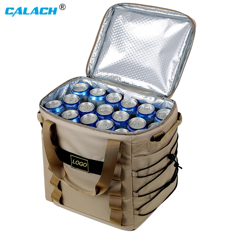 Durable Waterproof Thickened 300D Polyester Outdoor Picnic Insulation Soft Cooler Bag