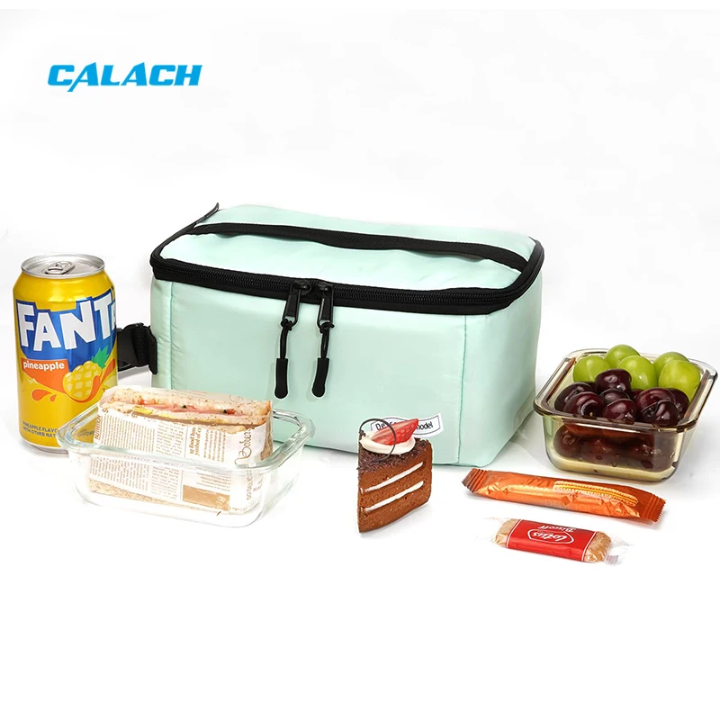 Easy to Carry Custom Safe Small Work School Travel Pouch Tote Cooler Bag Kids Adult Mini Thermal Insulated Lunch Bag