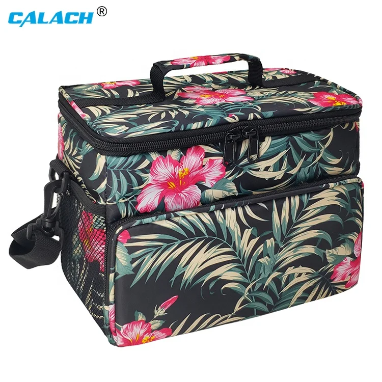 Eco Friendly Lightweight Insulated Cooler Lunch Bag Men Women Kid Carrier School Lunch Tote Bag for Meal Water Bottle Sodas