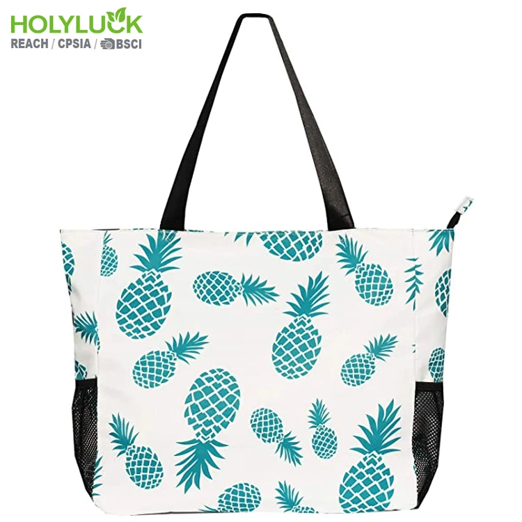 Factory Hot Sale Large-capacity Women Summer Large Beach Tote Bag for Shopping Easy to Carry Tote Bag with Two Handles