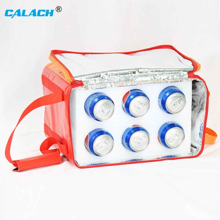 Foldable Thermal Small Insulated Drink Can Storage Cooler Bag Summer Cooling Other Motorcycles Orange Custom Termal Bag Delivery