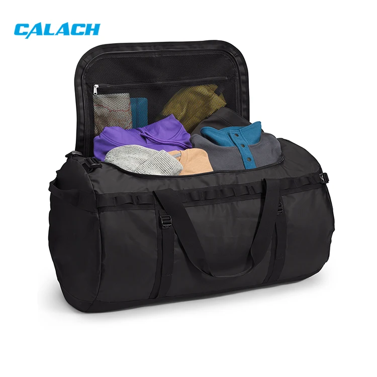 Heavy Duty Rounded Waterproof Tarpaulin PVC  Travel Duffle Bag Customized Sports Gym Wholesale Duffle Bags for Men