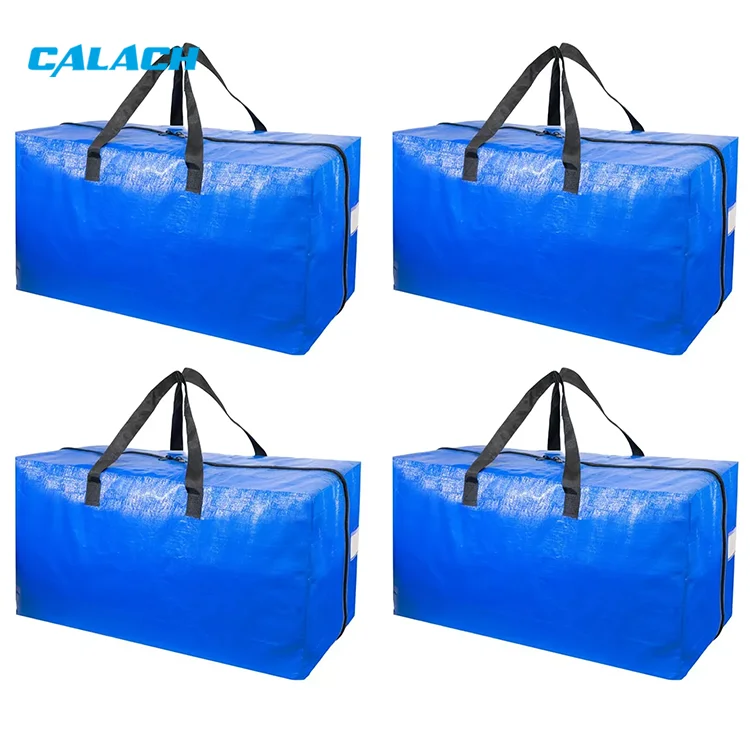Heavy Duty extra Large Moving Bags Ackpack Straps Strong Handles Zippers Storage Totes extra Large Moving Bags for Space Saving