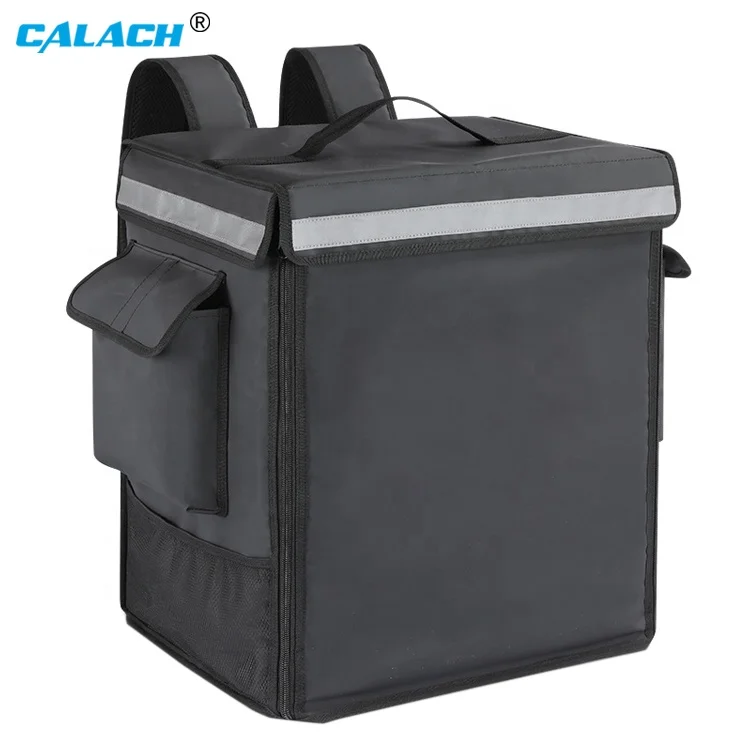 High Quality Custom Collapsible Pizza Food Delivery Bag Waterproof Durable Takeaway Food Cooler Delivery