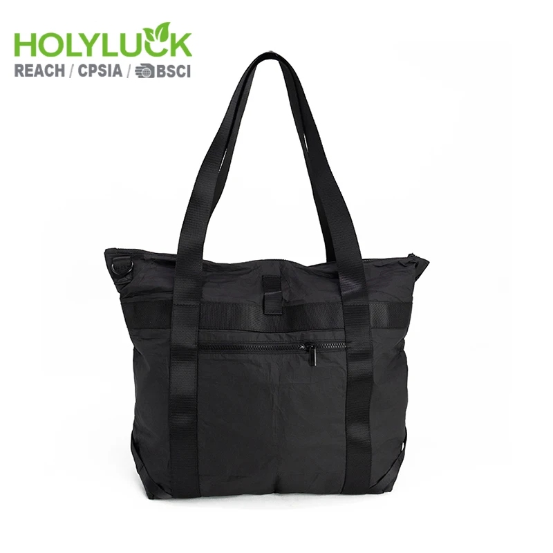 Holyluck Wholesale High Quality Eco-friendly Coated Custom Printing Design Hawaii Recycled Tyvek Beach Tote Bags