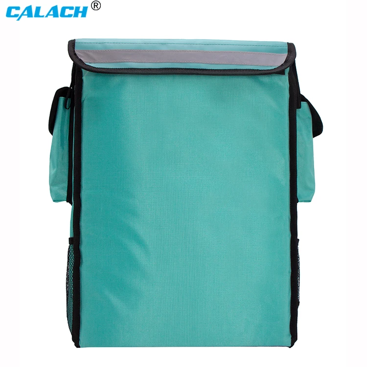 Large Capacity Customization Blue Waterproof Reusablable Thermal Pizza Food Delivery Backpack for Motorcycle Bike