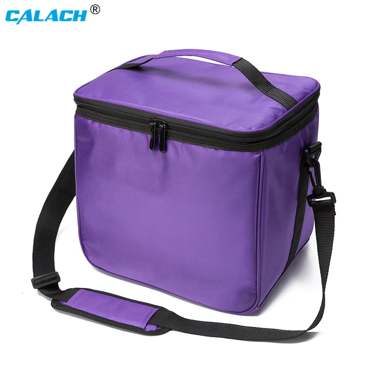 Low Moq Thermal Camping 600d Polyester Insulated Shoulder Soft Lunch Cooler Bag for Picnic Travel
