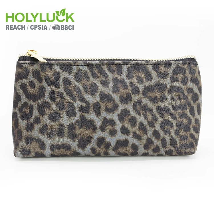 Manufacturer Direct Selling Portable Travel Storage Bag Large Capacity Make up Bag With Leopard Pattern Wash Cosmetic Bags