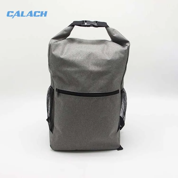 Middle Outdoor Travel Waterproof Backpack Roll Top Hiking Big Capacity Multifunction Cooler Bag Backpack for Camping