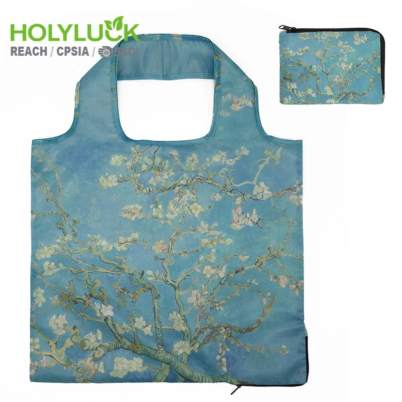 Museum Painting Series Van Gogh Sunflower Reusable Rpet Bag