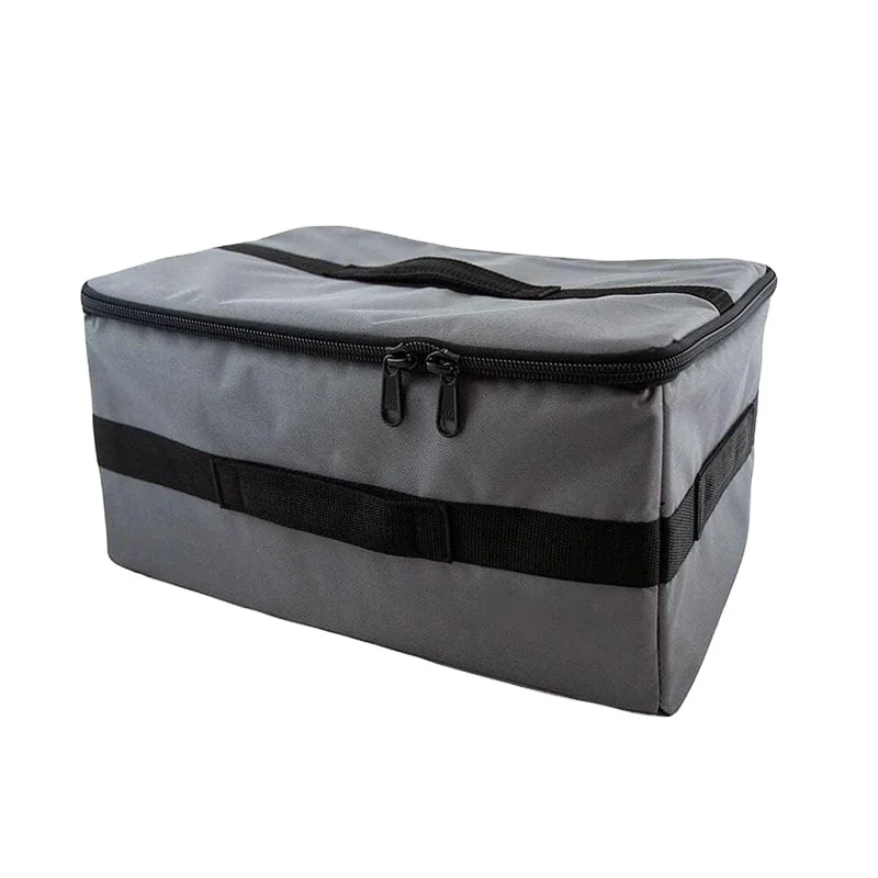 OEM Custom Heavy Duty Collapsible Canvas Camp Bag Durable Outdoor Car Storage Organizer for Camping Travel SUV Adventure Gear