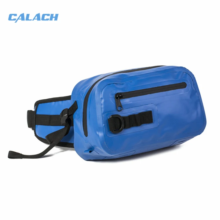 Oem Custom 500d Pvc Waterproof Belt Bag Fanny Pack Waist Bum Bag for Outdoor Kayaking Rafting Boating Camping