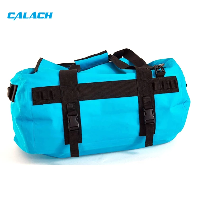 Oem Odm Large Volume Waterproof Material Tarpaulin Waterproof Backpack Dry Duffle Bag for Hiking Camping