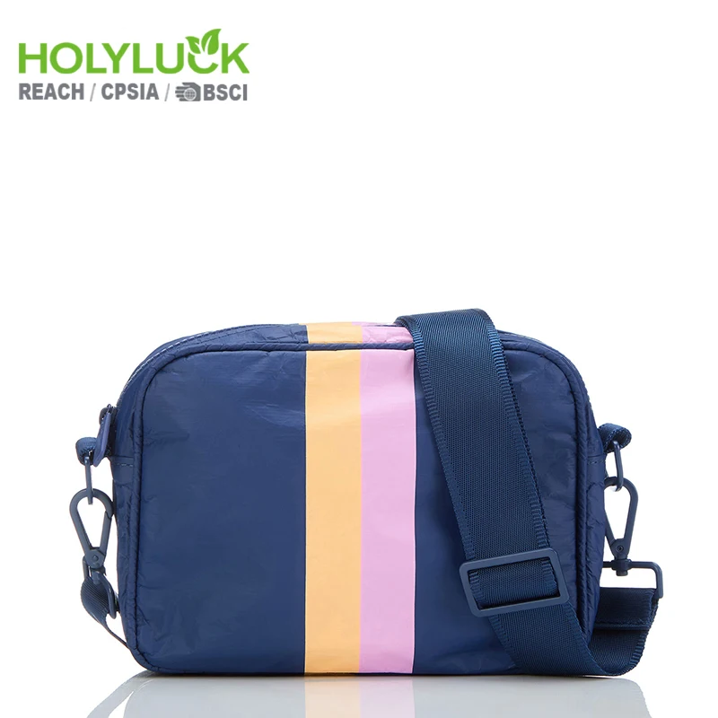 Oem Unisex Tyvek Fanny Pack Shape Girls Party Dupont Paper Waist Bag Waterproof Beach Custom Tyvek Belt with Zipper Closure