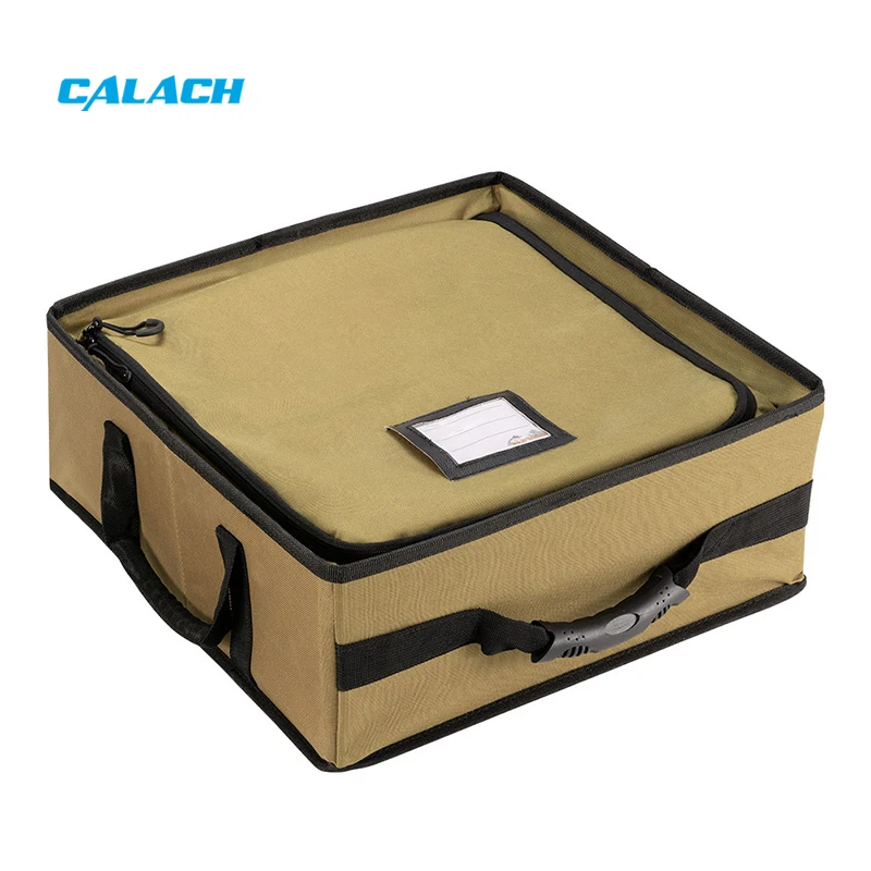 Outdoor Weather Resistant 4wd Waterproof Gear Bag 4x4 Canvas Camping Storage Bag with Divider