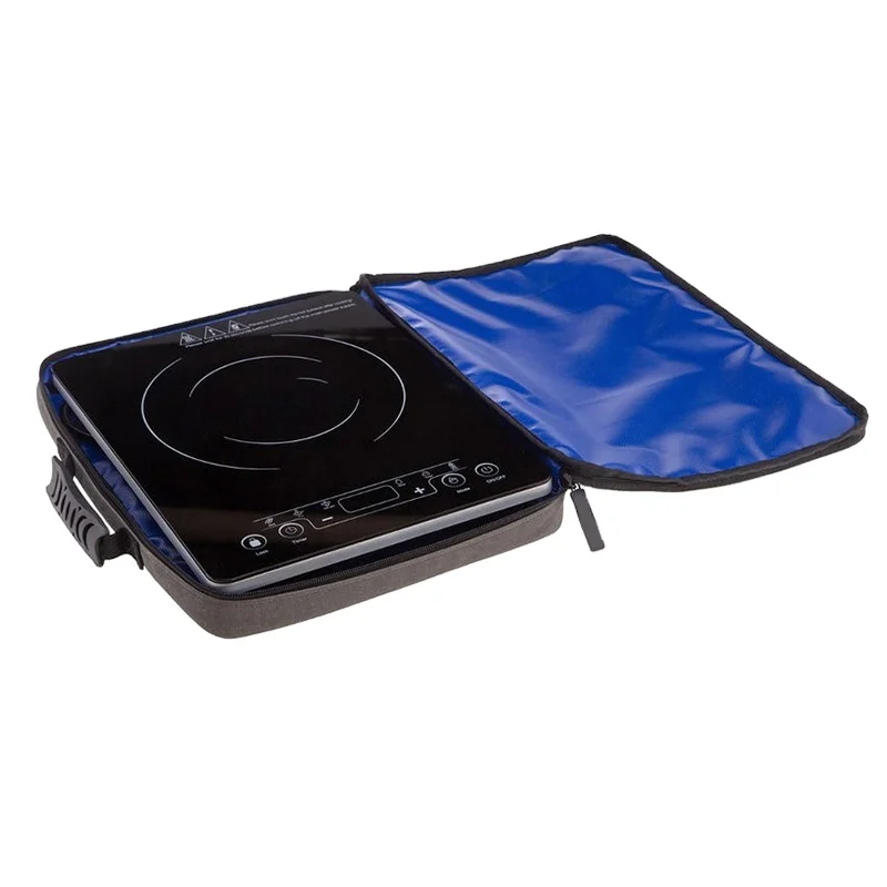 Padded Design Cooking Equipment Carry Bag Canvas Induction Cooker Storage Bag With Pvc Lining