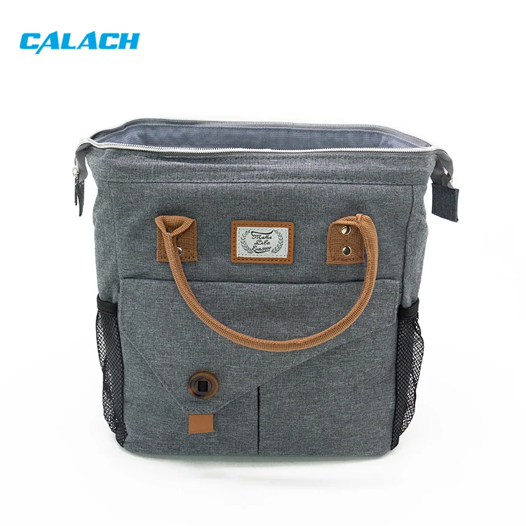 Portable Picnic Insulation Bag Custom logo Cooler Lunch Thermo Bag Pouch School Food Storage Lunch Bags for Student