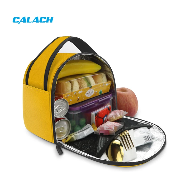 Portable Thermal Insulated Cooler Bag Fashion Kids Women Waterproof Lunch Bag for Food Packing