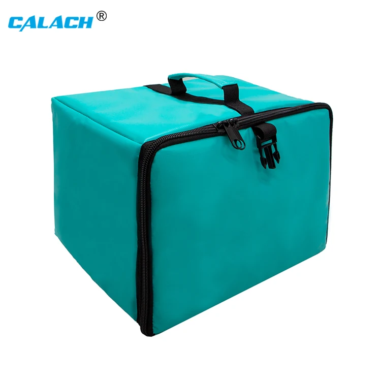 Promotional Reusable Thermal Insulation Pizza Food Delivery Bag Foldable Motorcycle Thermal Portable Ice Cooler Bag